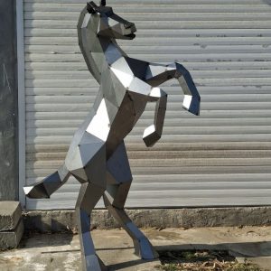 (DXF) نقشه ساخت اسب ایستاده فلزی